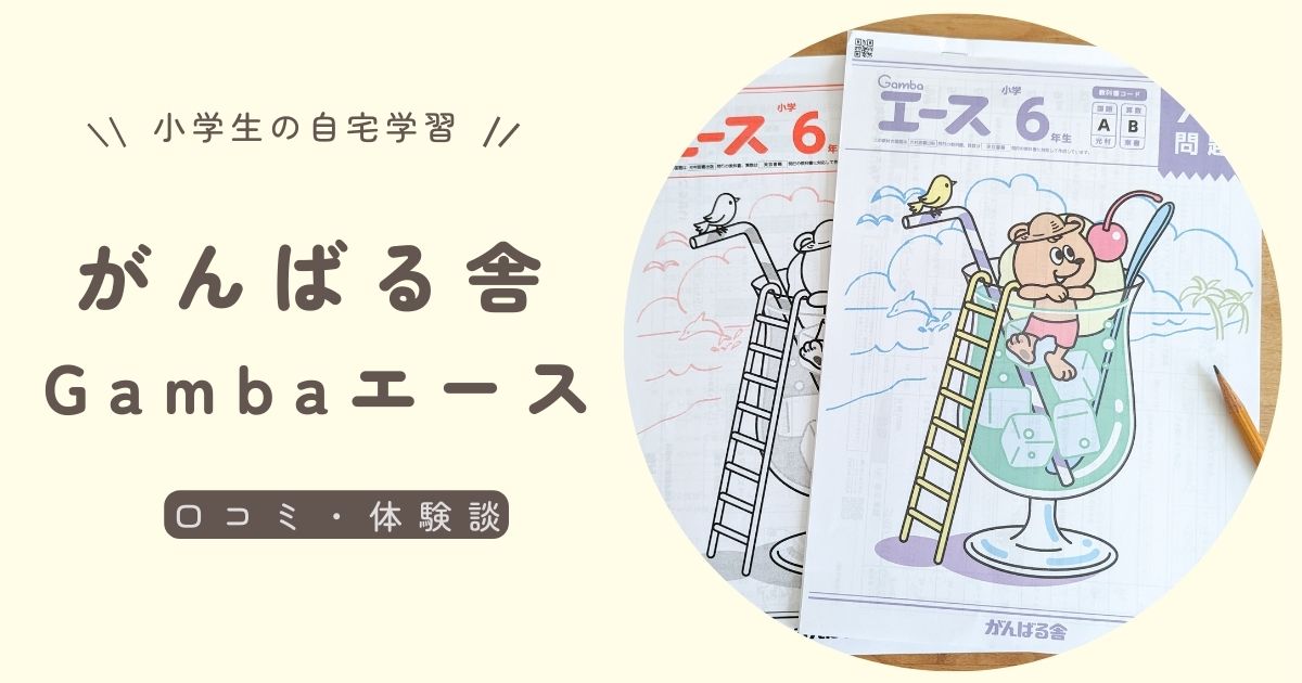 がんばる舎エース】体験・本音で口コミ 小学生の自宅学習を習慣化 